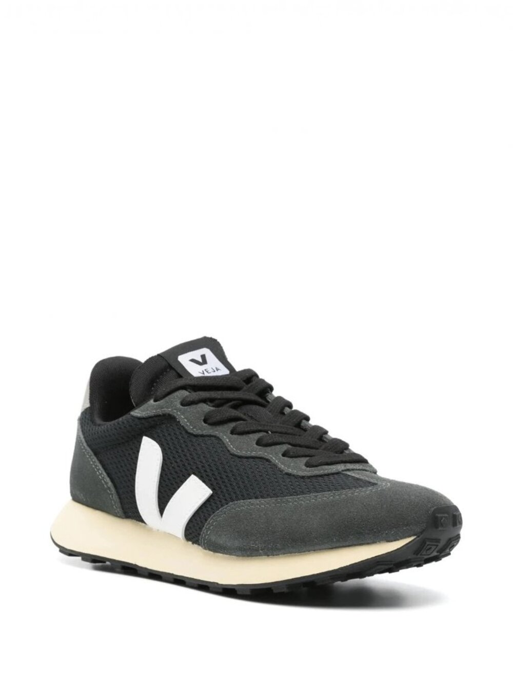 Veja Rio Branco Alveomesh Sneakers Mens Size 8 Black Suede Mesh Retro Shoes
